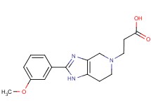 3-[2-(3-methoxyphenyl)-1,4,6,7-tetrahydro-5H-imidazo[4,5-c]pyridin-5-yl]propanoic acid