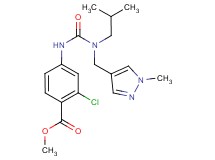 methyl 2-chloro-4-[({isobutyl[(1-methyl-1H-pyrazol-4-yl)methyl]amino}carbonyl)amino]benzoate