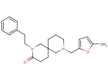 8-[(5-methyl-2-furyl)methyl]-2-(2-phenylethyl)-2,8-diazaspiro[5.5]undecan-3-one