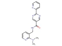 N-{[2-(dimethylamino)pyridin-3-yl]methyl}-2-pyridin-2-ylpyrimidine-5-carboxamide
