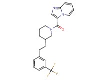 3-[(3-{2-[3-(trifluoromethyl)phenyl]ethyl}-1-piperidinyl)carbonyl]imidazo[1,2-a]pyridine