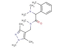 2-(dimethylamino)-N-methyl-2-(2-methylphenyl)-N-[(1,3,5-trimethyl-1H-pyrazol-4-yl)methyl]acetamide