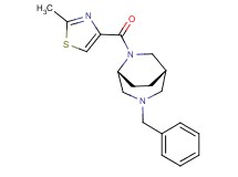 (1S*,5R*)-3-benzyl-6-[(2-methyl-1,3-thiazol-4-yl)carbonyl]-3,6-diazabicyclo[3.2.2]nonane