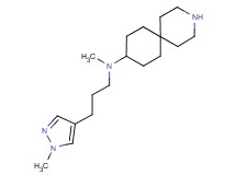 N-methyl-N-[3-(1-methyl-1H-pyrazol-4-yl)propyl]-3-azaspiro[5.5]undecan-9-amine
