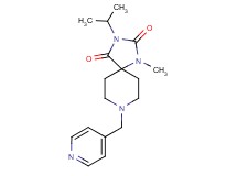 3-isopropyl-1-methyl-8-(4-pyridinylmethyl)-1,3,8-triazaspiro[4.5]decane-2,4-dione