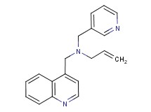 N-(pyridin-3-ylmethyl)-N-(quinolin-4-ylmethyl)prop-2-en-1-amine