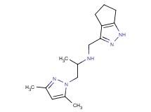1-(3,5-dimethyl-1H-pyrazol-1-yl)-N-(1,4,5,6-tetrahydrocyclopenta[c]pyrazol-3-ylmethyl)propan-2-amine
