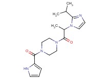1-[2-(2-isopropyl-1H-imidazol-1-yl)propanoyl]-4-(1H-pyrrol-2-ylcarbonyl)piperazine