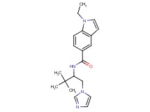 1-ethyl-N-[1-(1H-imidazol-1-ylmethyl)-2,2-dimethylpropyl]-1H-indole-5-carboxamide