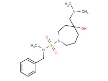 N-benzyl-4-[(dimethylamino)methyl]-4-hydroxy-N-methyl-1-azepanesulfonamide