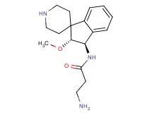 N~1~-[rel-(2R,3R)-2-methoxy-2,3-dihydrospiro[indene-1,4'-piperidin]-3-yl]-beta-alaninamide dihydrochloride
