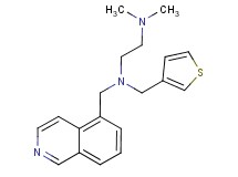 N-(isoquinolin-5-ylmethyl)-N',N'-dimethyl-N-(3-thienylmethyl)ethane-1,2-diamine