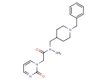 N-[(1-benzyl-4-piperidinyl)methyl]-N-methyl-2-(2-oxo-1(2H)-pyrimidinyl)acetamide