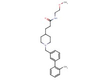 N-(2-methoxyethyl)-3-{1-[(2'-methyl-3-biphenylyl)methyl]-4-piperidinyl}propanamide