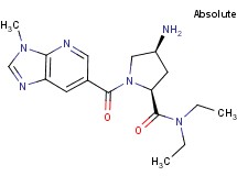 (4S)-4-amino-N,N-diethyl-1-[(3-methyl-3H-imidazo[4,5-b]pyridin-6-yl)carbonyl]-L-prolinamide