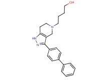 4-(3-biphenyl-4-yl-1,4,6,7-tetrahydro-5H-pyrazolo[4,3-c]pyridin-5-yl)butan-1-ol
