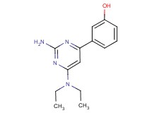 3-[2-amino-6-(diethylamino)pyrimidin-4-yl]phenol