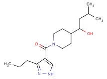 3-methyl-1-{1-[(3-propyl-1H-pyrazol-4-yl)carbonyl]-4-piperidinyl}-1-butanol