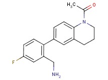 1-[2-(1-acetyl-1,2,3,4-tetrahydroquinolin-6-yl)-5-fluorophenyl]methanamine