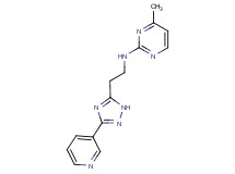 4-methyl-N-[2-(3-pyridin-3-yl-1H-1,2,4-triazol-5-yl)ethyl]pyrimidin-2-amine