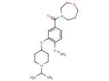 4-{3-[(1-isopropylpiperidin-4-yl)oxy]-4-methoxybenzoyl}-1,4-oxazepane