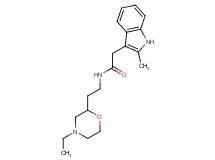 N-[2-(4-ethylmorpholin-2-yl)ethyl]-2-(2-methyl-1H-indol-3-yl)acetamide