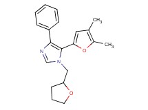 5-(4,5-dimethyl-2-furyl)-4-phenyl-1-(tetrahydrofuran-2-ylmethyl)-1H-imidazole
