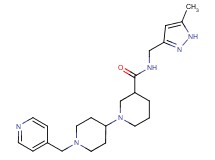 N-[(5-methyl-1H-pyrazol-3-yl)methyl]-1'-(pyridin-4-ylmethyl)-1,4'-bipiperidine-3-carboxamide