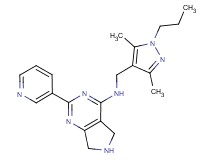 N-[(3,5-dimethyl-1-propyl-1H-pyrazol-4-yl)methyl]-2-(3-pyridinyl)-6,7-dihydro-5H-pyrrolo[3,4-d]pyrimidin-4-amine