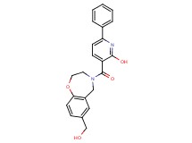 3-{[7-(hydroxymethyl)-2,3-dihydro-1,4-benzoxazepin-4(5H)-yl]carbonyl}-6-phenyl-2-pyridinol