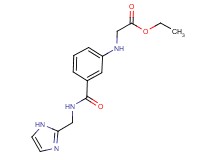 ethyl [(3-{[(1H-imidazol-2-ylmethyl)amino]carbonyl}phenyl)amino]acetate