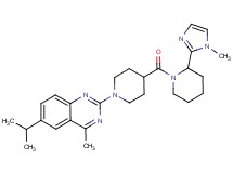 6-isopropyl-4-methyl-2-(4-{[2-(1-methyl-1H-imidazol-2-yl)-1-piperidinyl]carbonyl}-1-piperidinyl)quinazoline