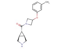 rel-(1R,5S,6r)-6-{[3-(3-methylphenoxy)-1-azetidinyl]carbonyl}-3-azabicyclo[3.1.0]hexane hydrochloride