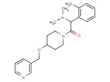 N,N-dimethyl-1-(2-methylphenyl)-2-oxo-2-[4-(3-pyridinylmethoxy)-1-piperidinyl]ethanamine