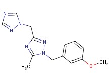 1-(3-methoxybenzyl)-5-methyl-3-(1H-1,2,4-triazol-1-ylmethyl)-1H-1,2,4-triazole