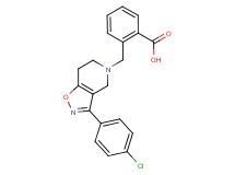 2-{[3-(4-chlorophenyl)-6,7-dihydroisoxazolo[4,5-c]pyridin-5(4H)-yl]methyl}benzoic acid