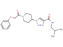 N-isobutyl-1-[1-(phenoxyacetyl)-4-piperidinyl]-1H-1,2,3-triazole-4-carboxamide