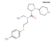 N-ethyl-N-{2-[(4-methylphenyl)thio]ethyl}-1-piperidin-4-yl-L-prolinamide