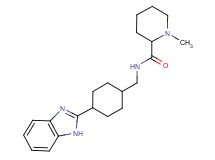 N-{[4-(1H-benzimidazol-2-yl)cyclohexyl]methyl}-1-methylpiperidine-2-carboxamide