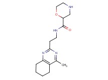 N-[2-(4-methyl-5,6,7,8-tetrahydro-2-quinazolinyl)ethyl]-2-morpholinecarboxamide hydrochloride