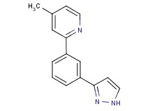 4-methyl-2-[3-(1H-pyrazol-3-yl)phenyl]pyridine trifluoroacetate