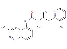 N-methyl-N'-(3-methylcinnolin-5-yl)-N-[1-methyl-2-(3-methylpyridin-2-yl)ethyl]urea