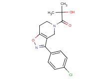 1-[3-(4-chlorophenyl)-6,7-dihydroisoxazolo[4,5-c]pyridin-5(4H)-yl]-2-methyl-1-oxopropan-2-ol