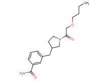 3-{[1-(butoxyacetyl)pyrrolidin-3-yl]methyl}benzamide