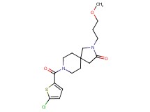 8-[(5-chloro-2-thienyl)carbonyl]-2-(3-methoxypropyl)-2,8-diazaspiro[4.5]decan-3-one