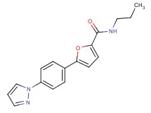 N-propyl-5-[4-(1H-pyrazol-1-yl)phenyl]-2-furamide
