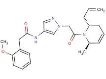 N-(1-{2-[(2R*,6R*)-2-allyl-6-methyl-3,6-dihydro-1(2H)-pyridinyl]-2-oxoethyl}-1H-pyrazol-4-yl)-2-(2-methoxyphenyl)acetamide