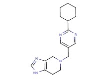 5-[(2-cyclohexylpyrimidin-5-yl)methyl]-4,5,6,7-tetrahydro-1H-imidazo[4,5-c]pyridine