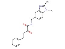 N-[(1,2-dimethyl-1H-benzimidazol-5-yl)methyl]-2-oxo-4-phenylbutanamide