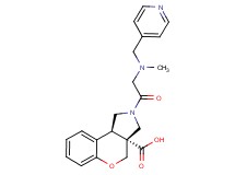 (3aR*,9bR*)-2-[N-methyl-N-(pyridin-4-ylmethyl)glycyl]-1,2,3,9b-tetrahydrochromeno[3,4-c]pyrrole-3a(4H)-carboxylic acid